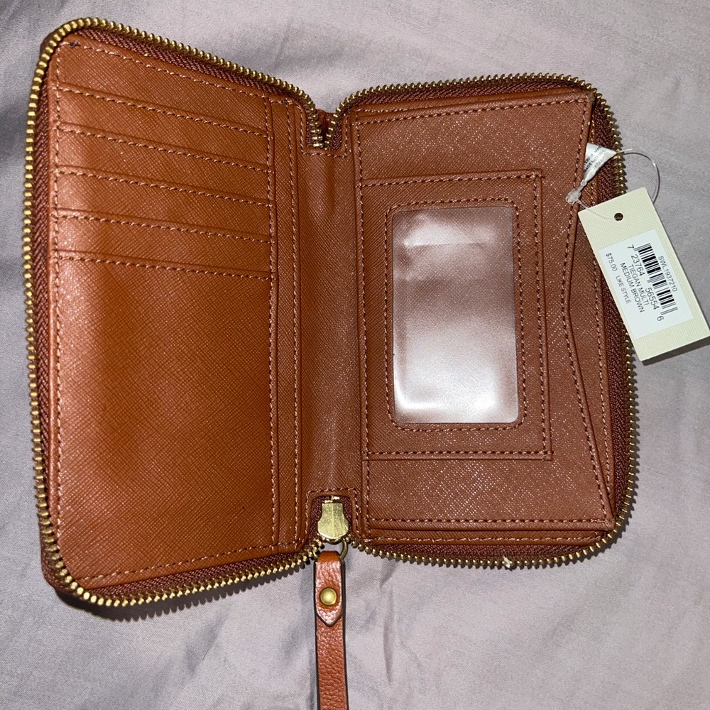 Fossil - Tiegan Phone Wallet Medium Brown
